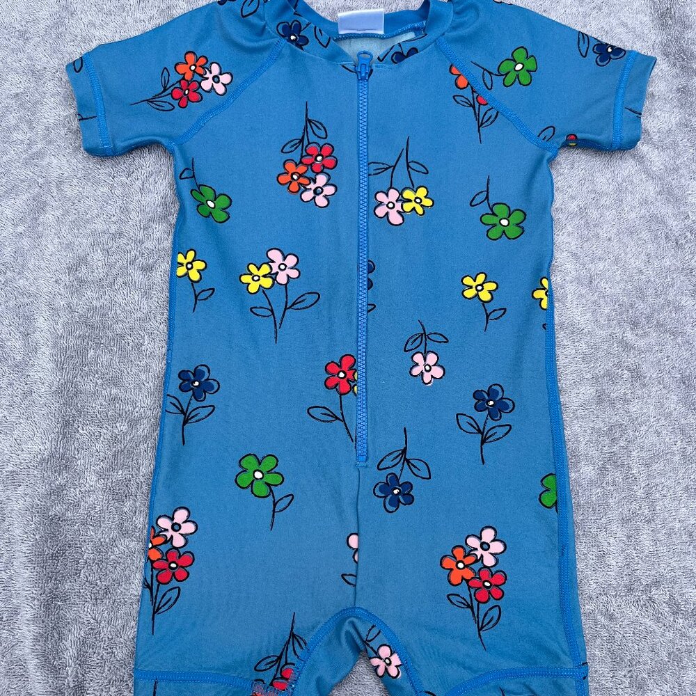 Hanna Andersson one piece rash guard swimsuit